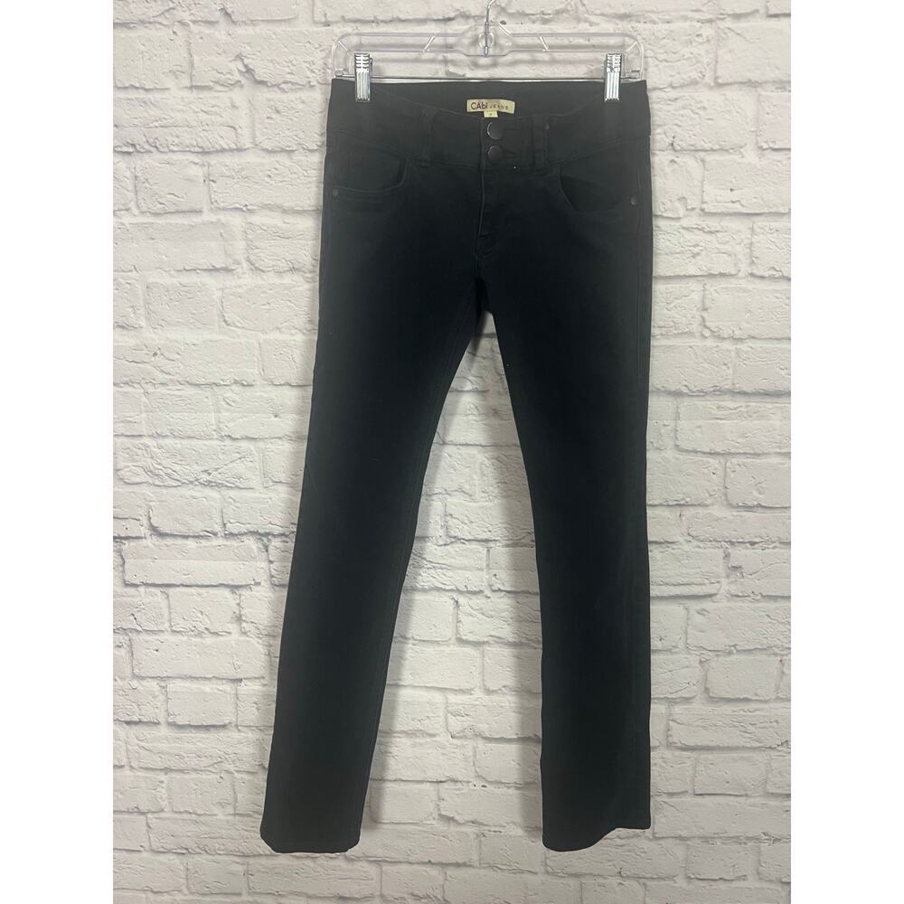 CAbi Straight Leg Jeans in Black